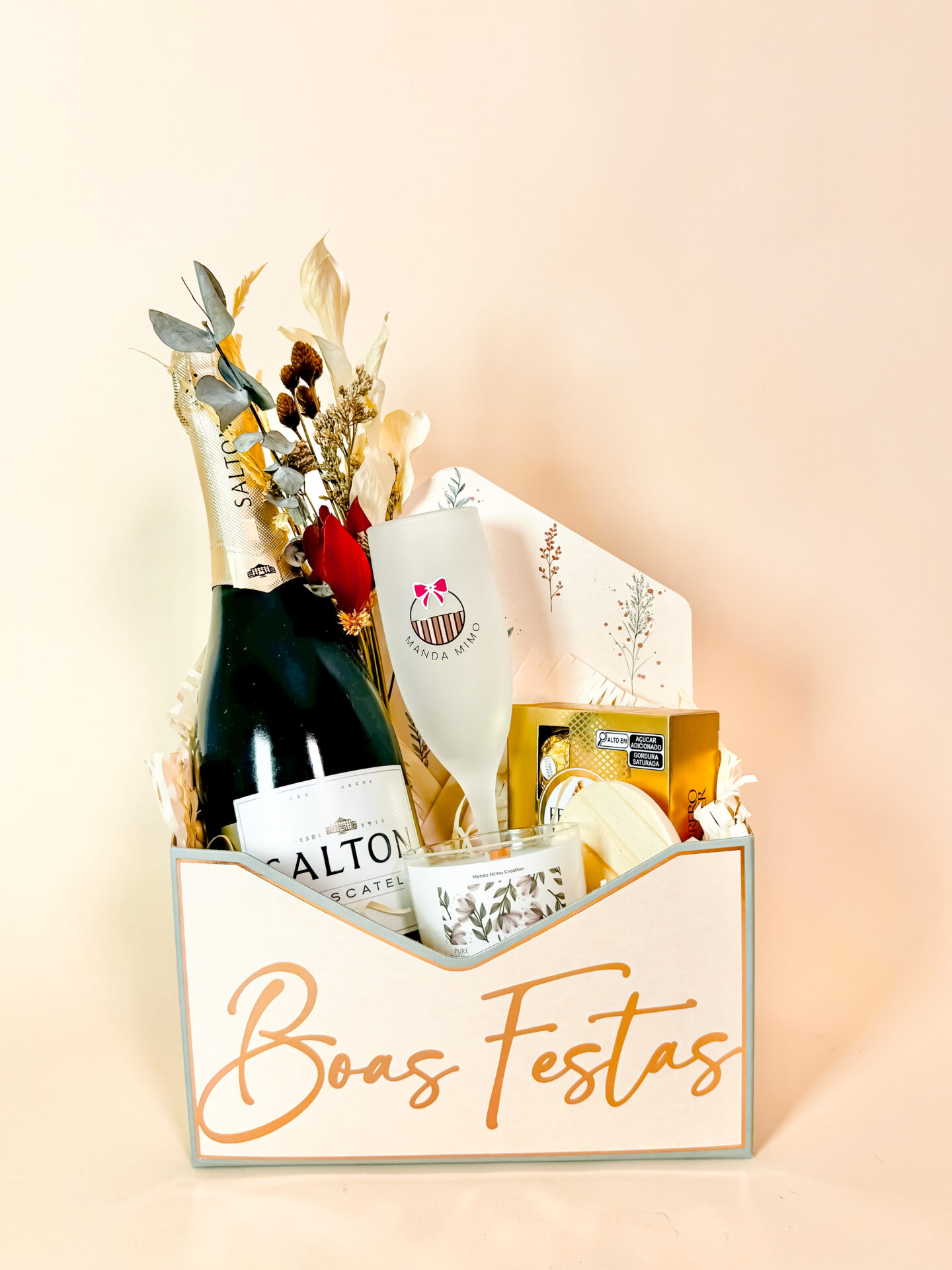 Brinde & Luz 2 | Cestas de Presente | Café Da Manhã | Manda Mimo Brinde & Luz - Imagem 2