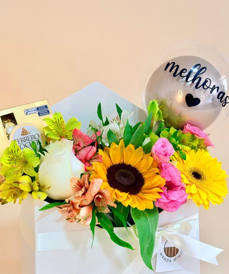 Cachepô White Bloom