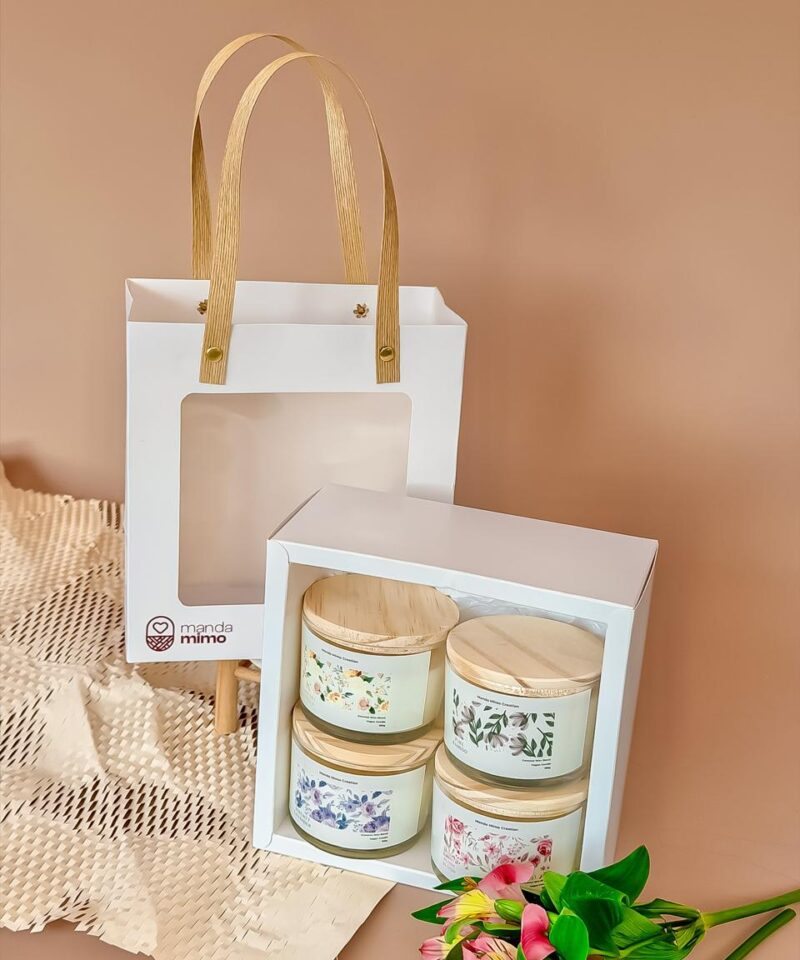 Kit 4 Velas Aromáticas 80g