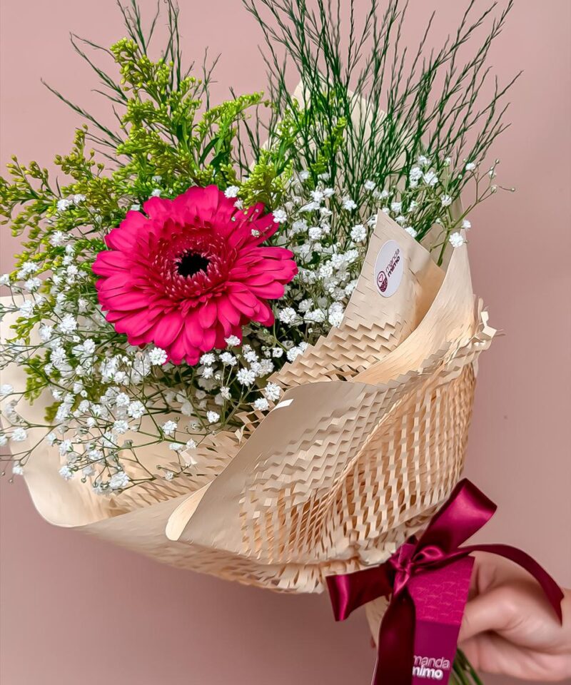Gérbera Pink Especial Mães